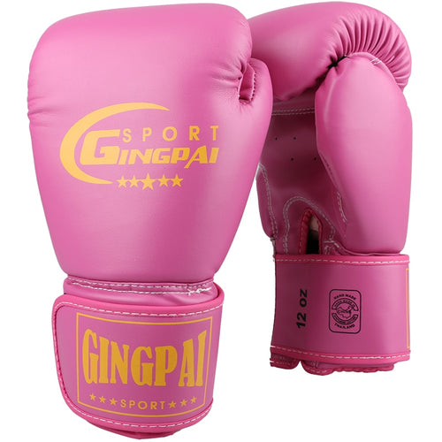 GINGPAI Pink Boxing Gloves