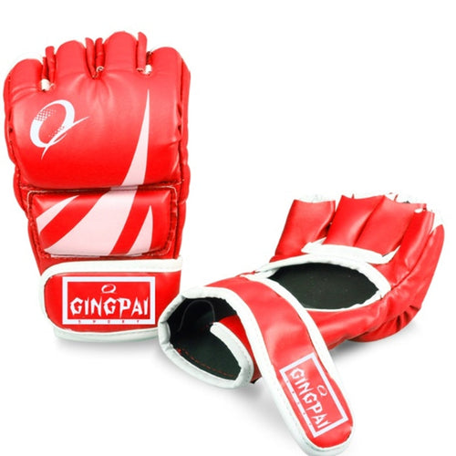 GINGPAI Half Finger Boxing Gloves