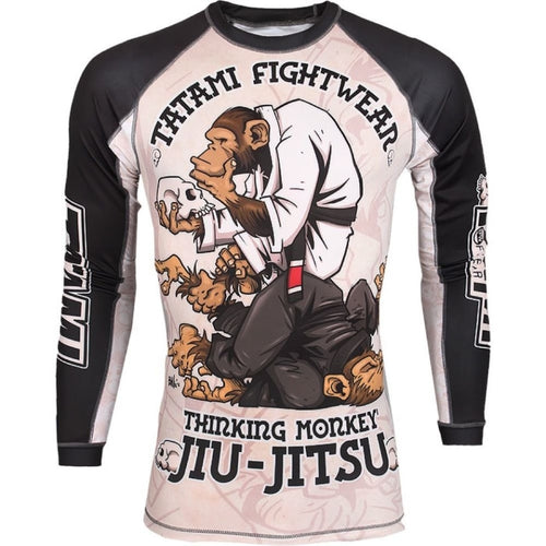 Monkey Pattern Slim Fit Spor Top