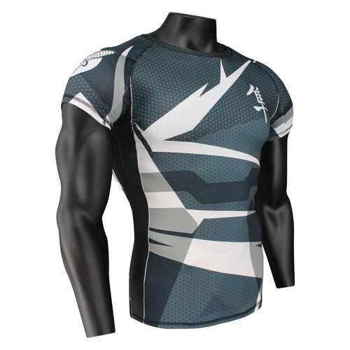 Geometric Pattern Sports T-Shirt